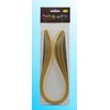 CreativeHobby Glitter quilling juostelės 5 mm/50 vnt. - auksinis