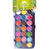 Cricco akvareliniai dažai vaikams, 21 spalvos, 28mm, su teptuku