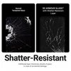 Crong 3D Armour Glass - 9H Tempered Full Glue Glass skirtas Apple iPhone 16 / Apple iPhone 15 + Installation Frame