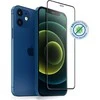 Crong Anti-Bacterial 3D Armor Glass – 9H grūdintas stiklas visam iPhone 12 Mini + montavimo rėmelio ekranui