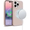 „Crong Color Cover“ magnetinis dėklas, skirtas „iPhone 14 Pro“ (smėlio rožinis)