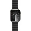 Crong Eclipse – Leather magnetic apyrankė skirta Apple Watch 44/45/46/49 mm juodas