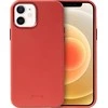 Crong Essential Cover Magnetic – odinis dėklas, skirtas iPhone 12 / iPhone 12 Pro MagSafe (raudonas)