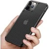 Crong Hybrid Carbon - Protective dėklas skirtas Apple iPhone SE / 8 / 7 juodas