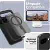 Dėklas Crong Hybrid Matte Magnetic - MagSafe Case Google Pixel 10a (Juodas)