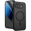 Dėklas Crong Hybrid Matte Magnetic - MagSafe Case Google Pixel 10a (Juodas)