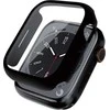 Crong Hybrid Watch Case - dėklas su stiklu skirtas Apple Watch 41mm Juodas