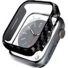 Crong Hybrid Watch Case - dėklas su stiklu skirtas Apple Watch 41mm Carbon