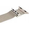 Crong Milano Steel – Nerūdijantis plienas apyrankė skirta Apple Watch 44/45/46/49 mm champagne