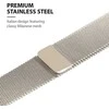Crong Milano Steel – Nerūdijantis plienas apyrankė skirta Apple Watch 38/40/41/42 mm champagne