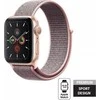 „Crong Nylon“ – sportinis dirželis „Apple Watch 38/40/41/42 mm“ (šviesiai raudonas)