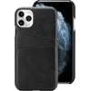„Crong Neat Cover“ – PU odinis dėklas, skirtas „iPhone 11 Pro“ (juodas)