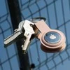 Crong Silikoninis dėklas with Key Ring - Protective case for Apple AirTag key ring Sand Rožinė