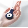 Crong Silikoninis dėklas with Key Ring - Protective case for Apple AirTag key ring Navy Mėlyna