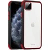 „Crong Trace Clear Cover“ – hibridinis apsauginis dėklas, skirtas „iPhone 11 Pro“ (juodas / raudonas)