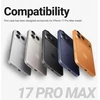 Crong Hybrid Frost MAG Cover - dėklas MagSafe Apple iPhone 17 Pro Max juodas