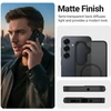 Crong Hybrid Matte Magnetic - Dėklas MagSafe Samsung Galaxy S25 (juoda)
