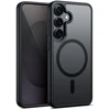 Crong Dėklas hybrid matte magnetic - magsafe samsung galaxy s25 juoda