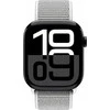 Crong Nylon - Sport Band for Apple Watch 44/45/46/49 mm (Sidabrinis Pilkas)