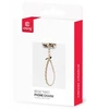 Dėklas Crong Phone Charm - Lanyard phone strap (rusvai gelsvas Twist) (CRGPHCH17)