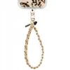 Dėklas Crong Phone Charm - Lanyard phone strap (rusvai gelsvas Twist) (CRGPHCH17)