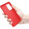 Crong Color Cover – lankstus dėklas, skirtas Huawei P40 (raudonas)