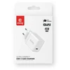 „Crong Ultra Compact GaN“ – USB-C 45 W PD 3.0 sieninis įkroviklis su PPS (baltas)