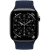 Crong Wave Band – Pintas dirželis Apple Watch 44/45/46/49 mm (tamsiai mėlyna) (CRG44WAV2NBL)