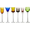 Lyngby Glas šoto taurės London, 18 cm 6 vnt. įvairių spalvų