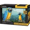 CUBIC FUN CUBICFUN NG 3D dėlionė „Mėlyngurklė ara“