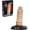 Dėlionė CubicFun Puzzle 3D LED Curve muzikinis centrum Pizoje (naktinė versija)