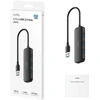 Cudy UH40A USB-A uz 4-Portu USB 3.0 Hub 5Gbps Datu tikai Plastmasa Kompakts Melns