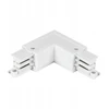 Curver Led Line Prime Jungtis L formos 3 fazių bėgeliui LUMICANTO dešinė pusė baltas