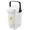 Stefanplast Container for pet food storage 2.5kg 7L 23x19x31cm transparent/baltas