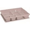 Indų džiovykla su padėklu CURVER BASIC KITCHEN ACCESORIES, kreminės spalvos, h9 x 45 x 38 cm