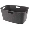 Curver CURVER KOSZ DO MAGLA CIEMNY PILKA SOFTEX 45L