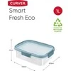 Plastikinis maisto laikymo indelis CURVER Smart Eco Line, h7 x 20 x 15 cm, 1 L