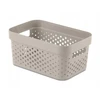 „Curver Box Infinity Recycled“ konteineris, 4,5 l, 27 x 19 x 12 cm, smėlio spalvos