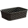 Plastikinė dėžė My Style Rattan A6 Curver 6x19.8x14.2cm ruda