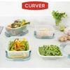 Plastikinis maisto laikymo indelis CURVER Smart Eco Line, h9 x 20 x 15 cm, 1,2 L