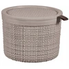 Curver Pojemnik Jute apvalus 2L taupe (263683)