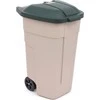 Keter CURVER WASTE BIN 110L BEIGE/Žalias