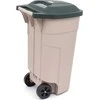 Keter CURVER WASTE BIN 110L BEIGE/Žalias