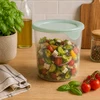 CURVER MAISTO DĖŽUTĖ FRESH&GO 1L APVALI ŽALIA
