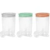 Curver / Keter CURVER CONTAINER BIURIEMS STRAIPSNIEMS 1,7L MIX COLOR / MIX MINT / ŠVIESI PILKA / PEACH