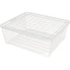 Daiktadėžė CURVER, 10 l, skaidri, 34,2×29,7×12,5 cm