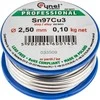 Cynel Lituoklio Komplektas TOPEX 2.5 mm skersmens lydmetaliu ir fliusu