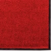 Durų kilimėlis Raudona ir Juoda 120 x 180 cm 100% poliamidas