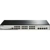 Šakotuvas D-Link | Sukraunamas išmanusis valdomas jungiklis su 10G įkėlimo nuorodomis | DGS-1510-28X/E | Tvarkoma L2 | Montuojamas ant stovo | Gigabit Ethernet (vario) jungtys kiekis 24