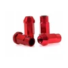 D1Spec aliuminio veržlės M12x1.5 50mm raudonos